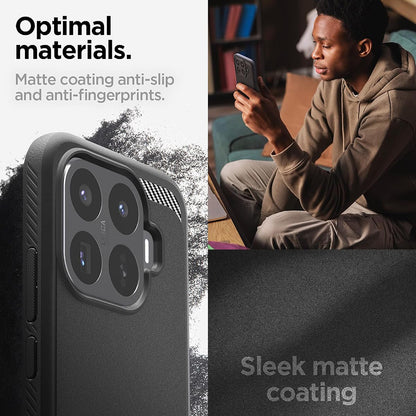 Husa pentru Xiaomi 17T, Spigen, Rugged Armor, Neagra ACS11870