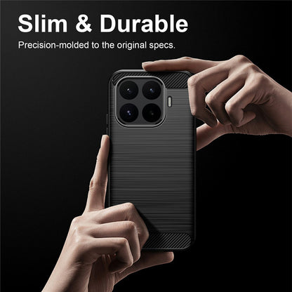 Husa pentru Xiaomi 17T, Techsuit, Carbon, Neagra
