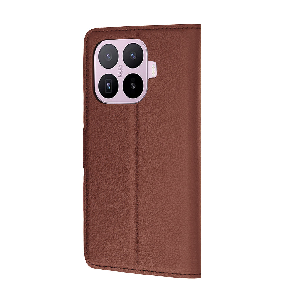 Husa pentru Xiaomi 17T, Techsuit, Leather Folio, Maro