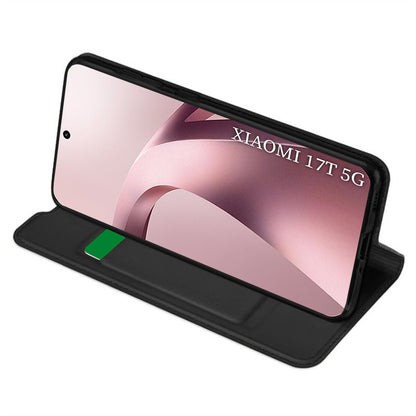 Husa pentru Xiaomi 17T, Techsuit, Magskin Book, Neagra