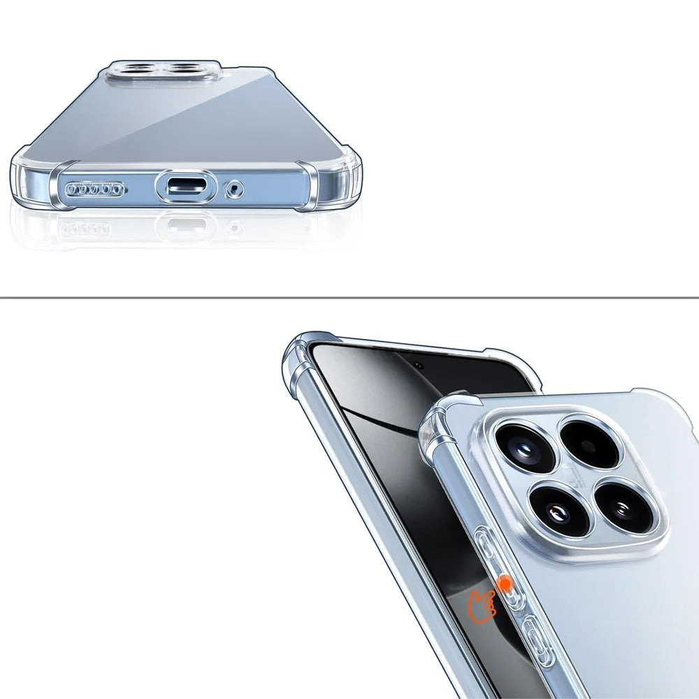 Husa pentru Xiaomi 17T, Techsuit, Shockproof Clear, Transparenta
