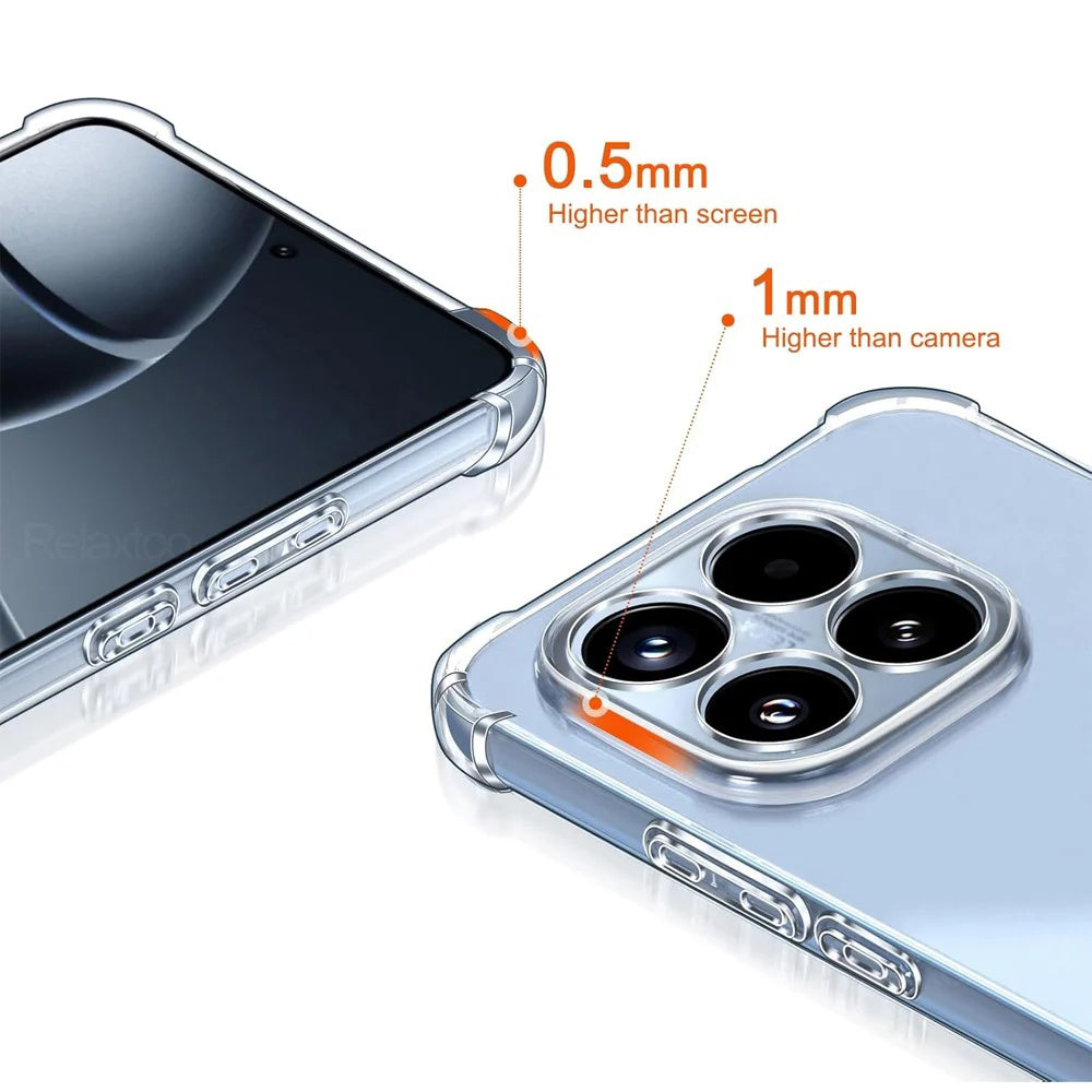 Husa pentru Xiaomi 17T, Techsuit, Shockproof Clear, Transparenta