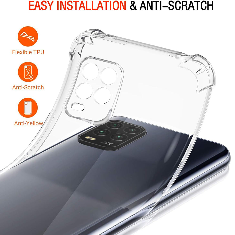 Husa pentru Xiaomi Mi 10 Lite 5G, Techsuit, Shockproof Clear, Transparenta