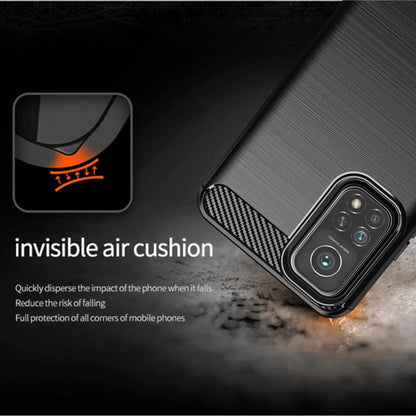 Husa pentru Xiaomi Mi 10T 5G / 10T Pro 5G, Techsuit, Carbon, Neagra