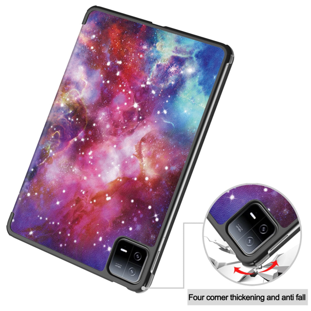 Husa pentru Xiaomi Pad 6 / 6 Pro, Techsuit, FoldPro Galaxy, Multicolor