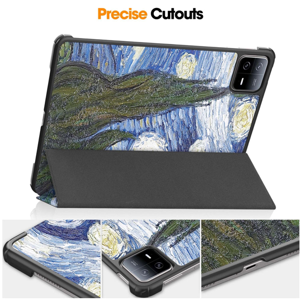 Husa pentru Xiaomi Pad 6 / 6 Pro, Techsuit, FoldPro Starry Night, Multicolor