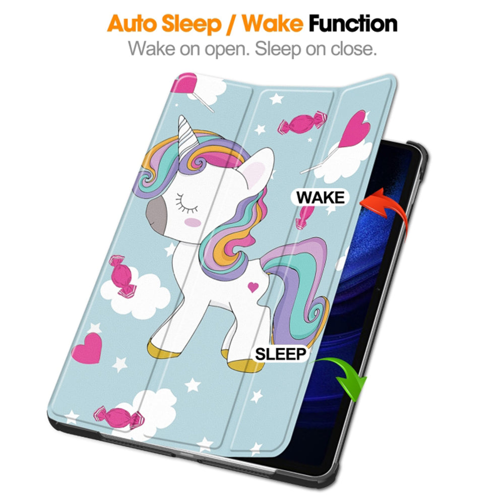 Husa pentru Xiaomi Pad 6 / 6 Pro, Techsuit, FoldPro Unicorn, Multicolor