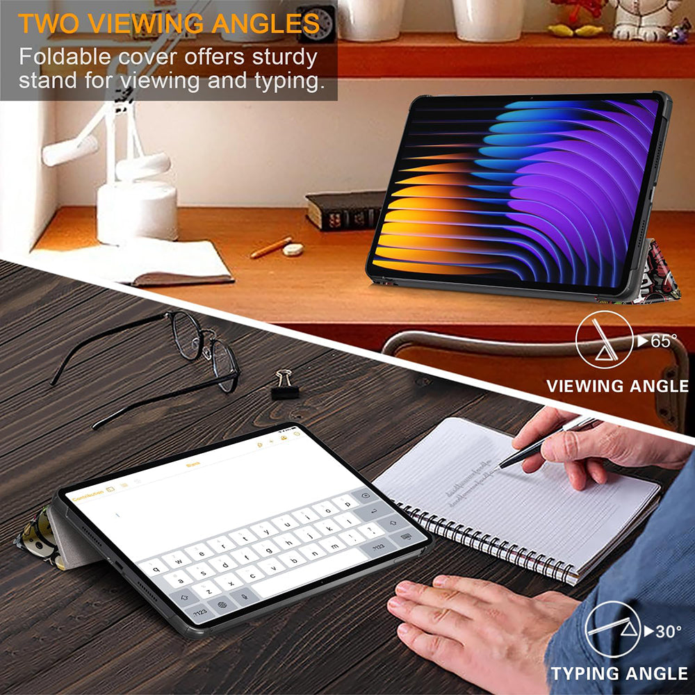 Husa pentru Xiaomi Pad 7 / 7 Pro, Techsuit, FoldPro Galaxy, Multicolor