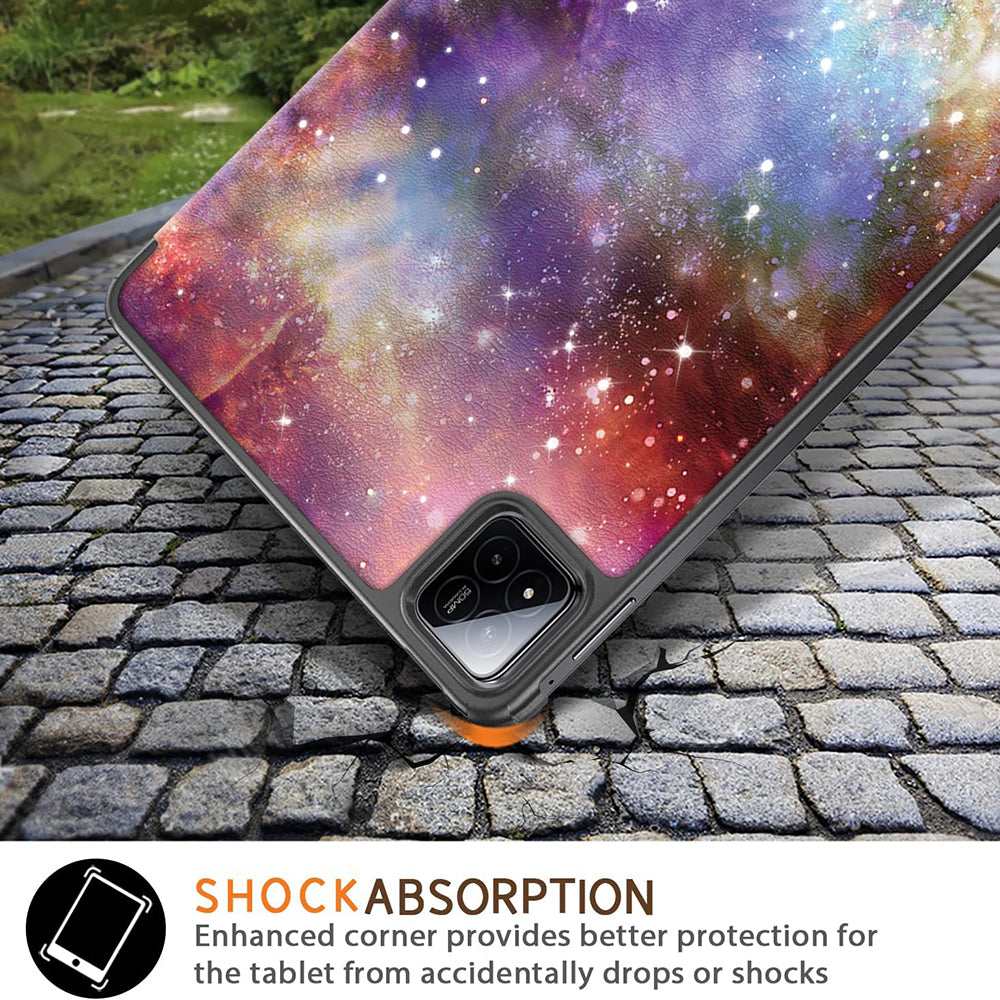 Husa pentru Xiaomi Pad 7 / 7 Pro, Techsuit, FoldPro Galaxy, Multicolor