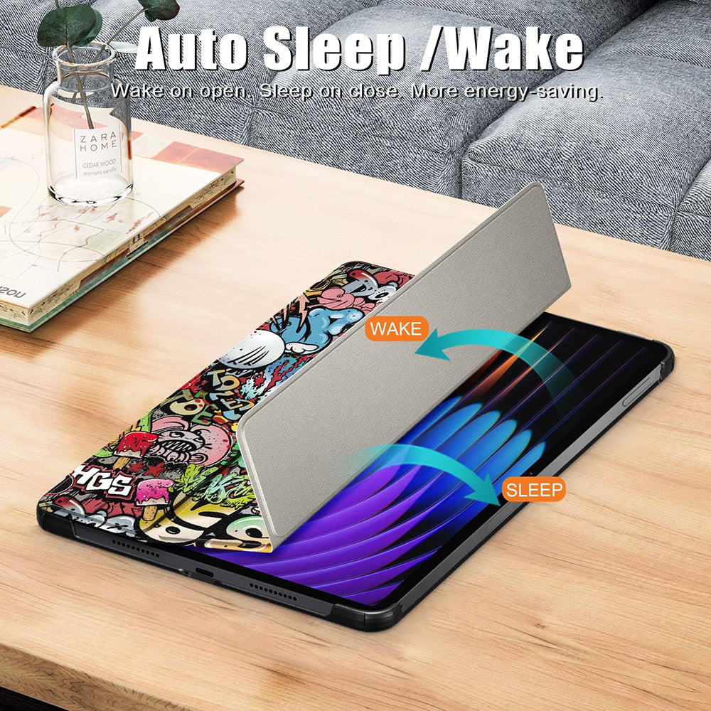 Husa pentru Xiaomi Pad 7 / 7 Pro, Techsuit, FoldPro Urban Vibe, Multicolor