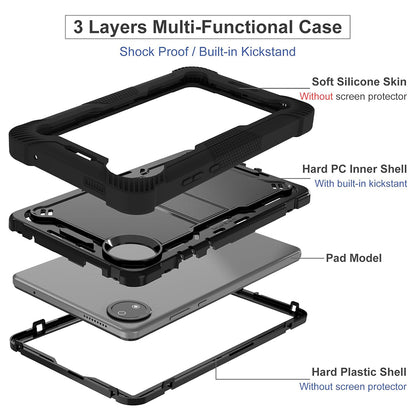 Husa pentru Xiaomi Pad 7, Techsuit, Rugged TabShell, Neagra