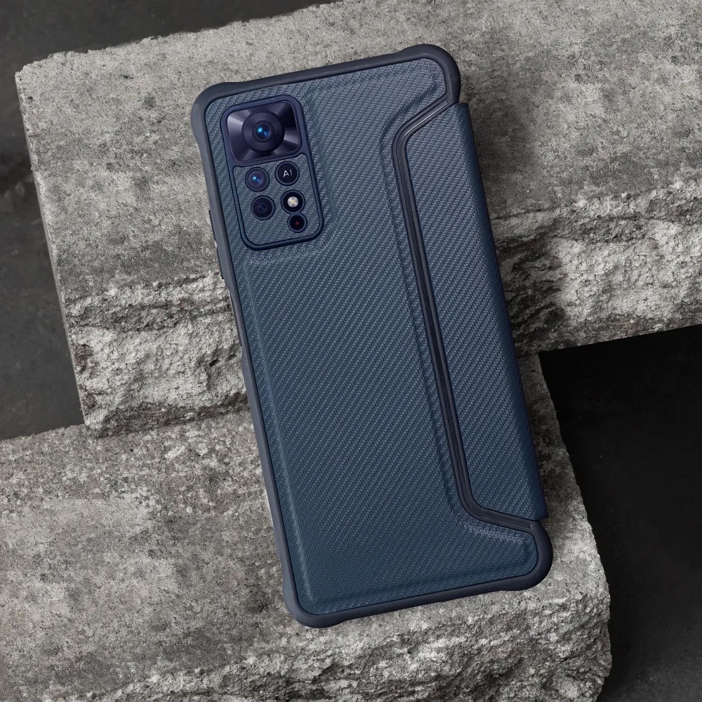 Husa pentru Xiaomi Poco C75 5G / C75 / Redmi 14C, OEM, Razor Book, Albastra