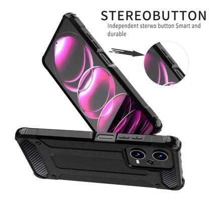 Husa pentru Xiaomi Poco C65 / Redmi 13C, Techsuit, Hybrid Armor, Neagra