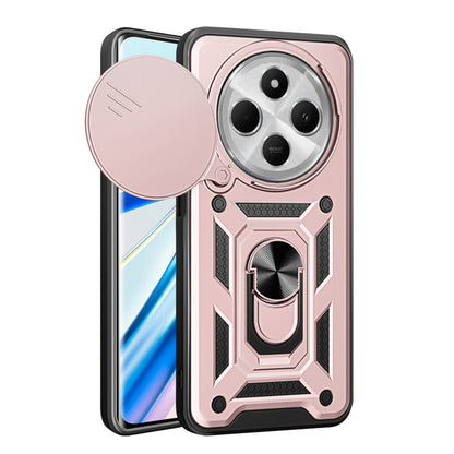Husa pentru Xiaomi Poco C75 / Redmi 14C, Techsuit, CamShield, Roz