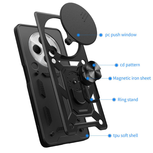 Husa pentru Xiaomi Poco C75 / Redmi 14C, Techsuit, CamShield, Roz
