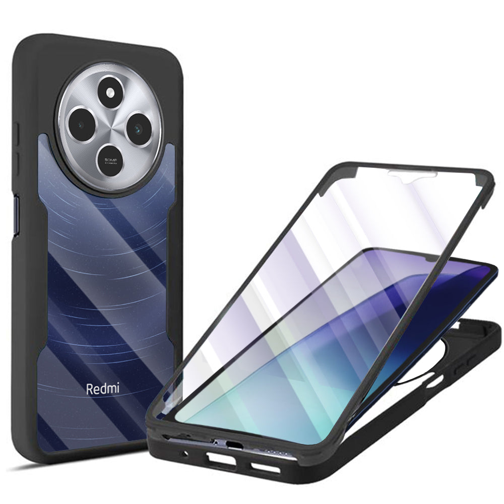 Husa pentru Xiaomi Poco C75 / Redmi 14C, Techsuit, ColorVerse 360, Neagra