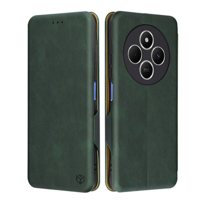 Husa pentru Xiaomi Poco C75 / Redmi 14C, Techsuit, Safe Wallet Plus, Verde