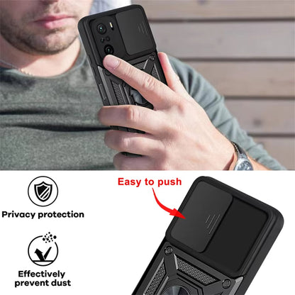 Husa pentru Xiaomi Poco F3 / Mi 11i, Techsuit, CamShield, Neagra
