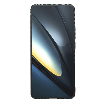 Husa pentru Xiaomi Poco F6 Pro, Techsuit, Carbonite FiberShell, Neagra Gri