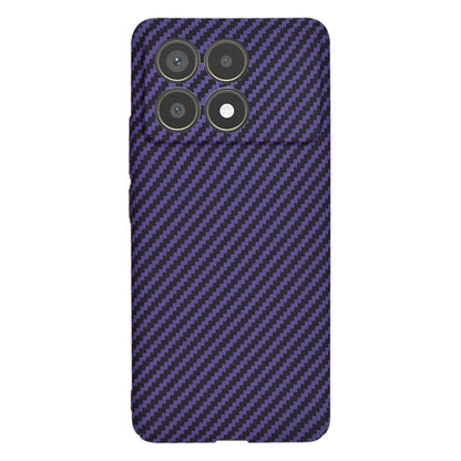 Husa pentru Xiaomi Poco F6 Pro, Techsuit, Carbonite FiberShell, Mov