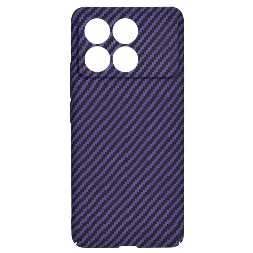 Husa pentru Xiaomi Poco F6 Pro, Techsuit, Carbonite FiberShell, Mov