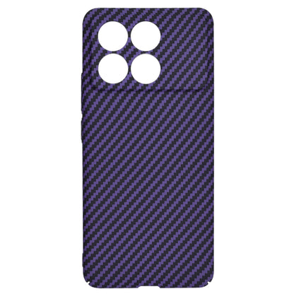 Husa pentru Xiaomi Poco F6 Pro, Techsuit, Carbonite FiberShell, Mov