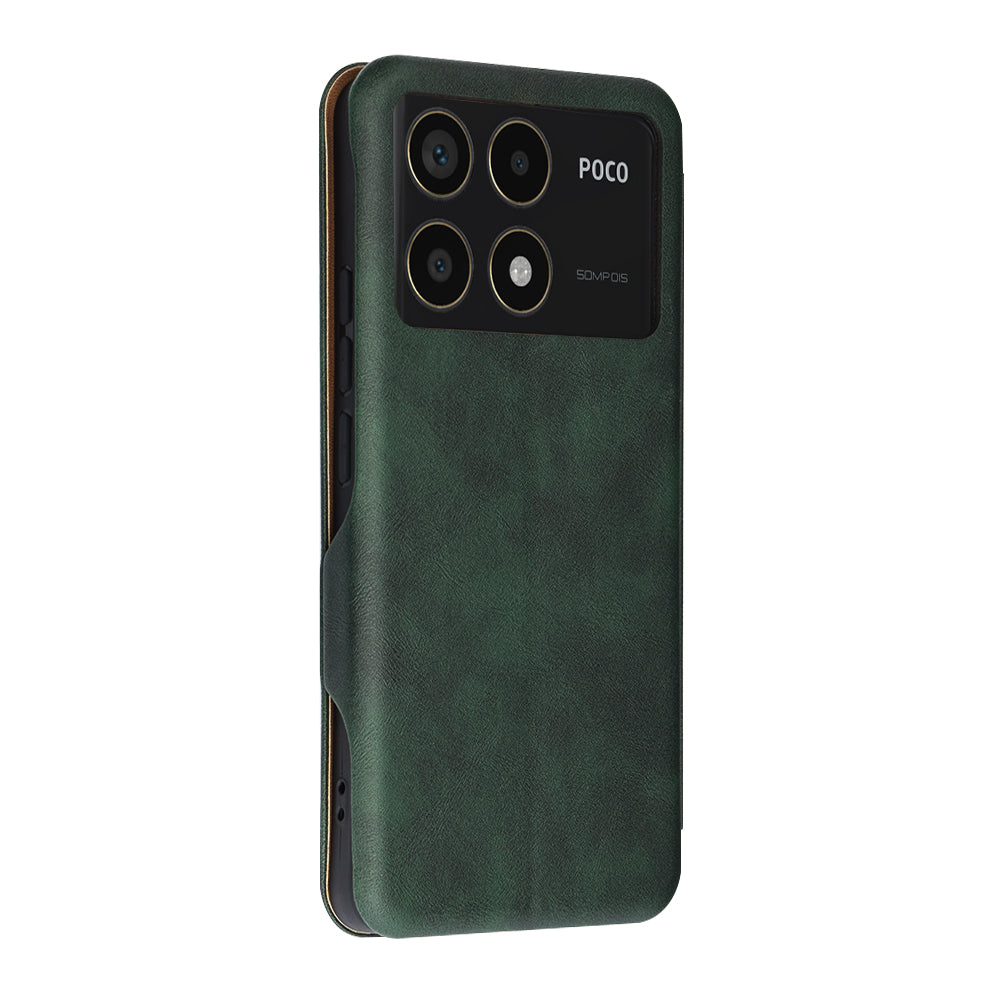 Husa pentru Xiaomi Poco F6 Pro, Techsuit, Safe Wallet Plus, Verde