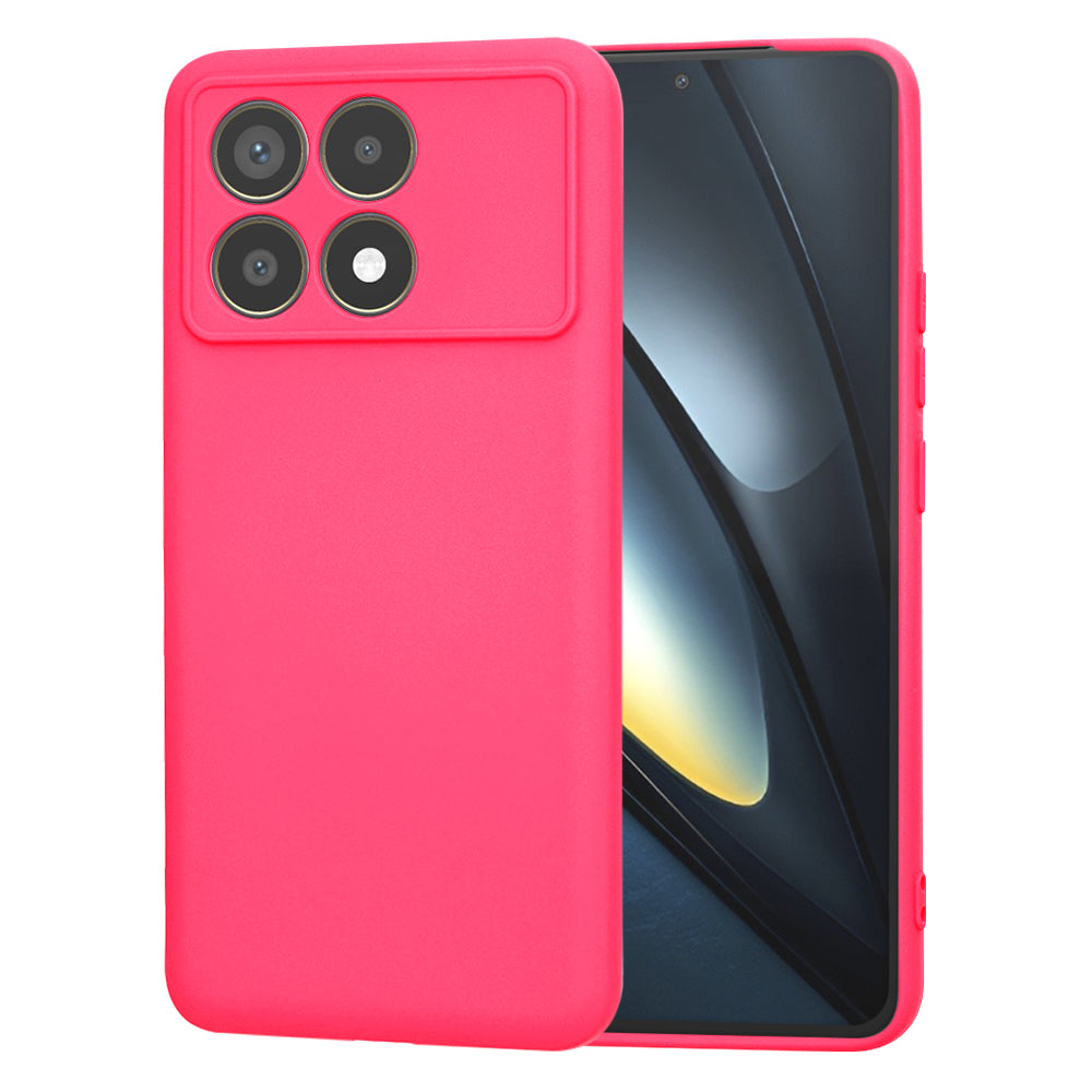 Husa pentru Xiaomi Poco F6 Pro, Techsuit, SoftFlex, Roz Inchis