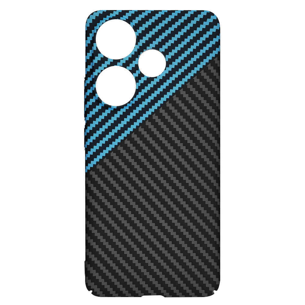 Husa pentru Xiaomi Poco F6, Techsuit, Carbonite FiberShell, Bleu