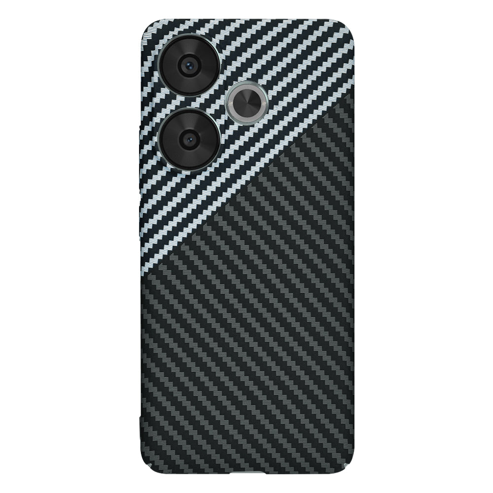 Husa pentru Xiaomi Poco F6, Techsuit, Carbonite FiberShell, Neagra Gri