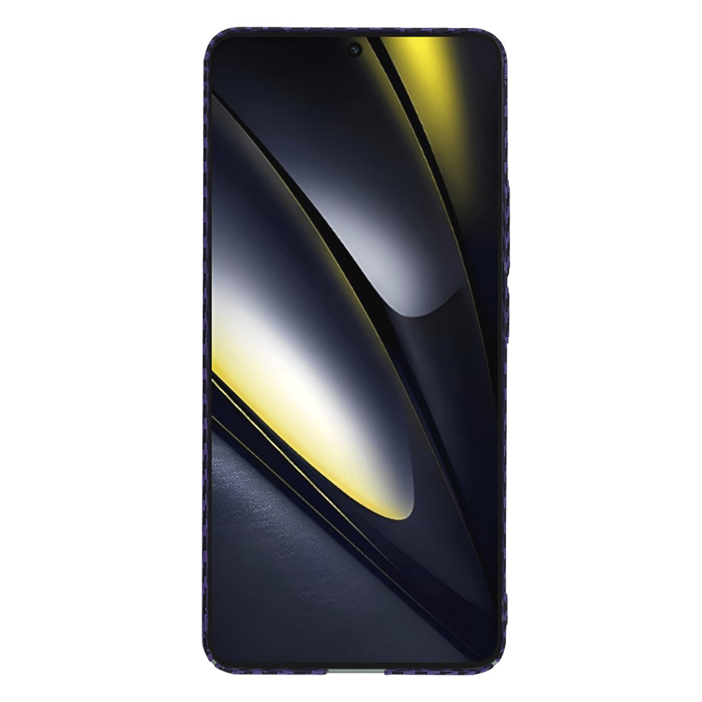 Husa pentru Xiaomi Poco F6, Techsuit, Carbonite FiberShell, Mov
