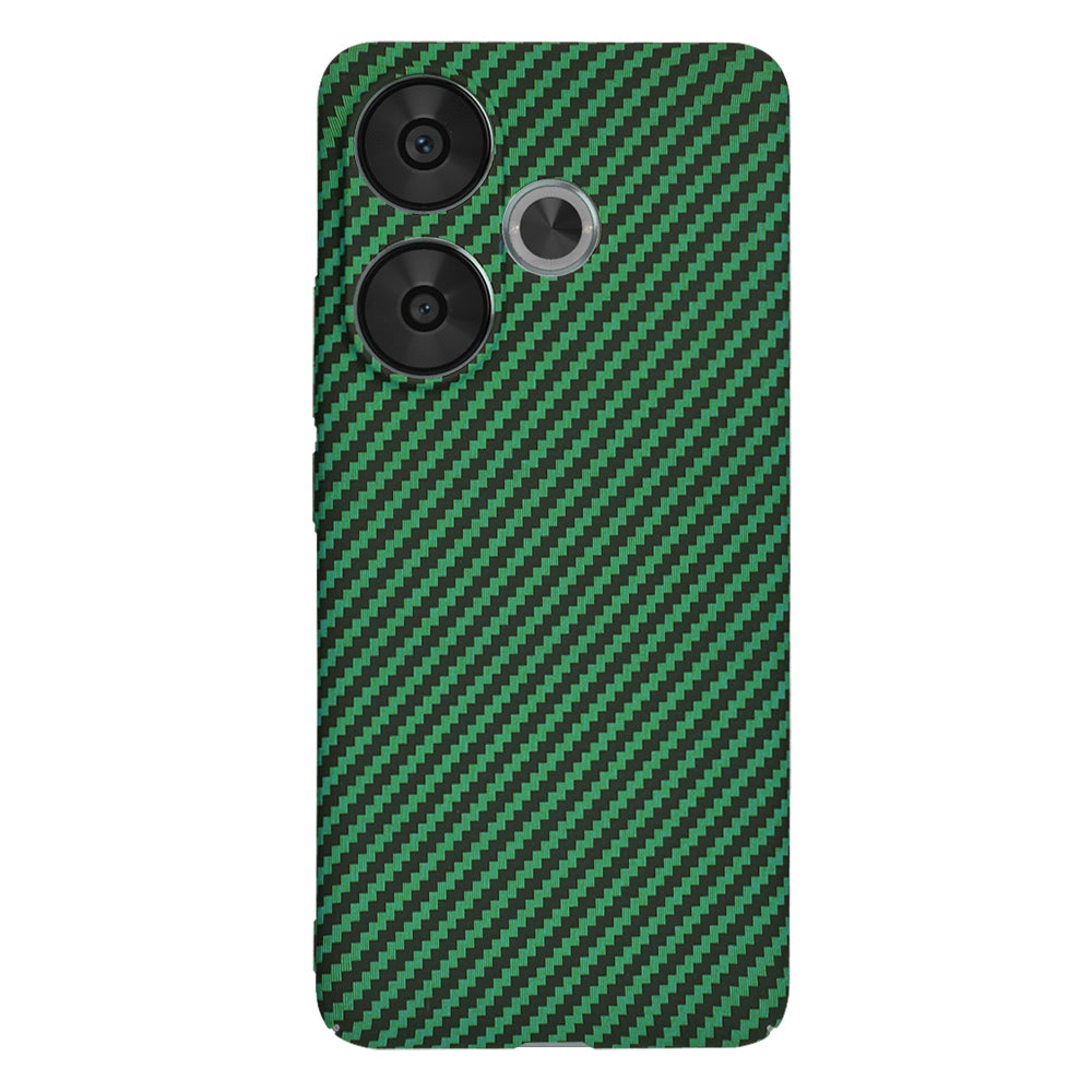 Husa pentru Xiaomi Poco F6, Techsuit, Carbonite FiberShell, Verde