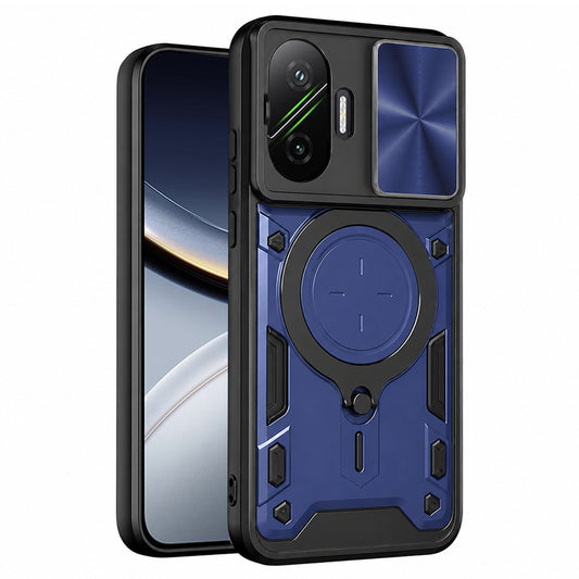 Husa pentru Xiaomi Poco F7, Techsuit, CamGuard Pro, Albastra
