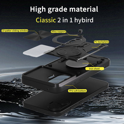 Husa pentru Xiaomi Poco F7, Techsuit, CamGuard Pro, Neagra