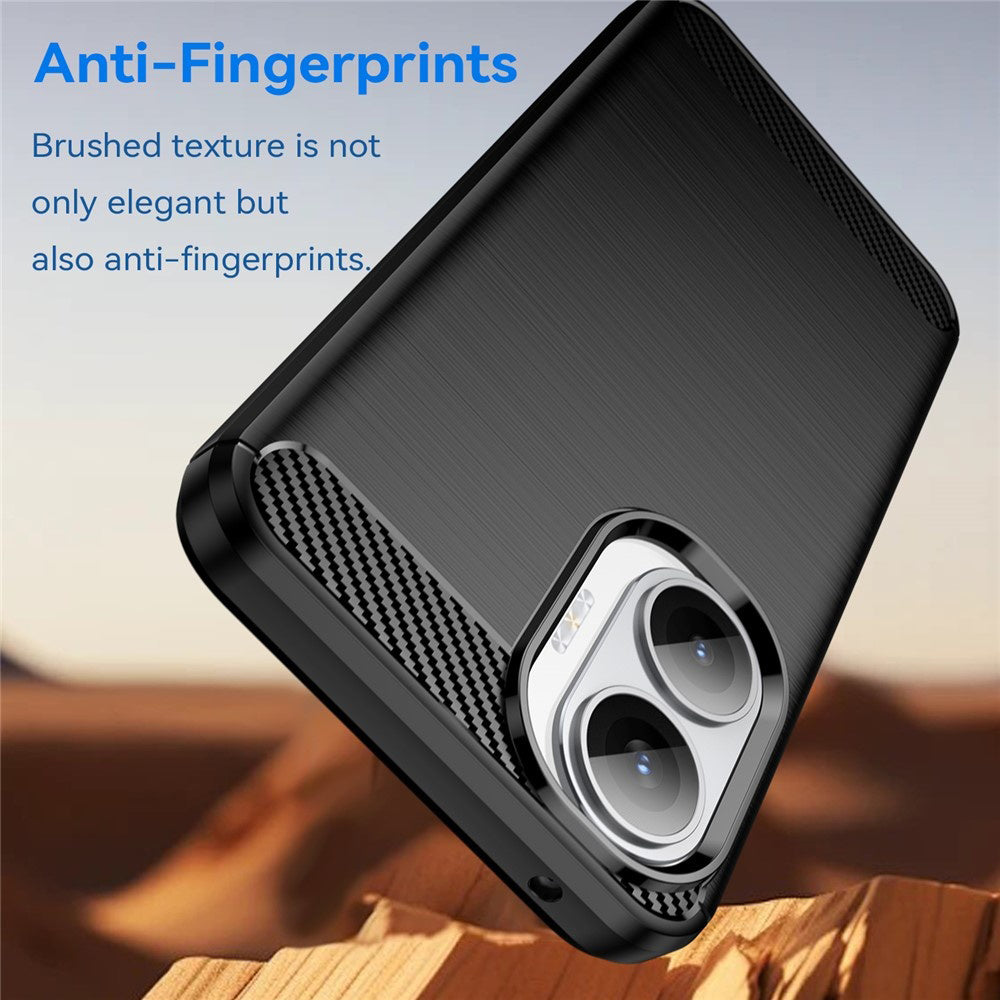 Husa pentru Xiaomi Poco F7, Techsuit, Carbon, Neagra