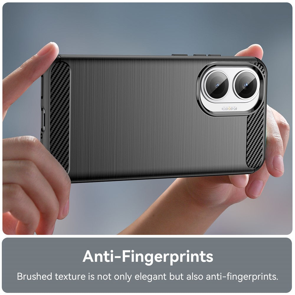 Husa pentru Xiaomi Poco F7, Techsuit, Carbon, Neagra