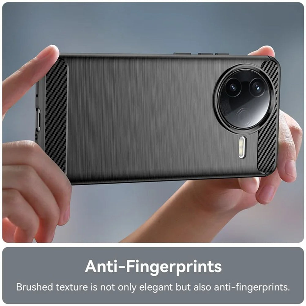 Husa pentru Xiaomi Poco F7 Ultra, Techsuit, Carbon, Neagra
