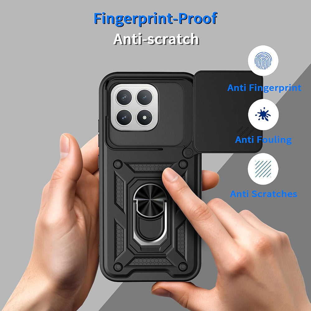 Husa pentru Xiaomi Poco F8 Pro, Techsuit, CamShield, Neagra