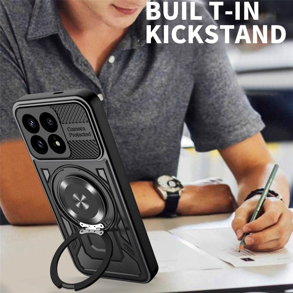 Husa pentru Xiaomi Poco F8 Pro, Techsuit, RuggedCam, Neagra