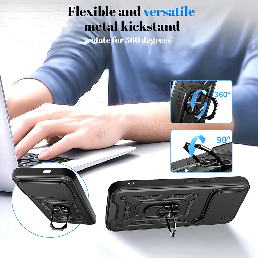 Husa pentru Xiaomi Poco F8 Ultra, Techsuit, CamShield, Albastra