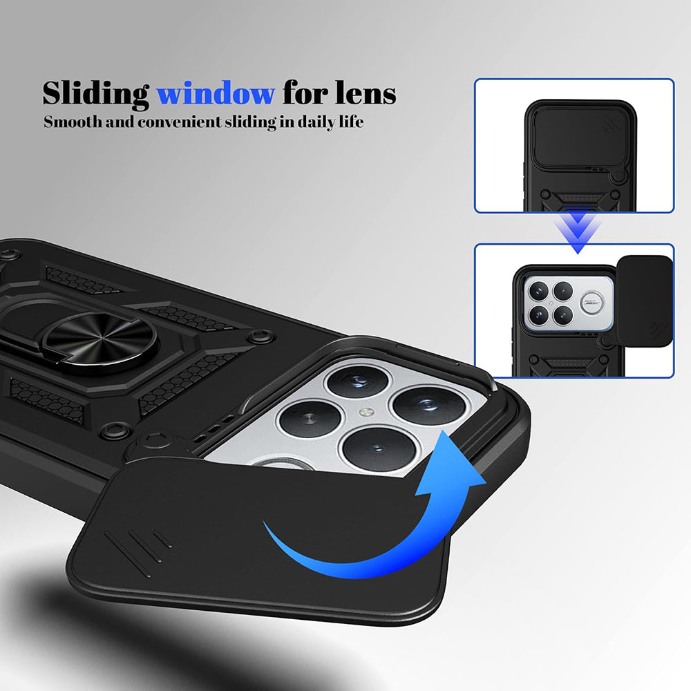 Husa pentru Xiaomi Poco F8 Ultra, Techsuit, CamShield, Albastra