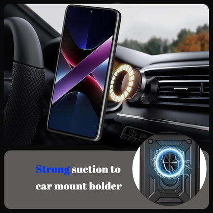 Husa pentru Xiaomi Poco F8 Ultra, Techsuit, CamShield, Albastra