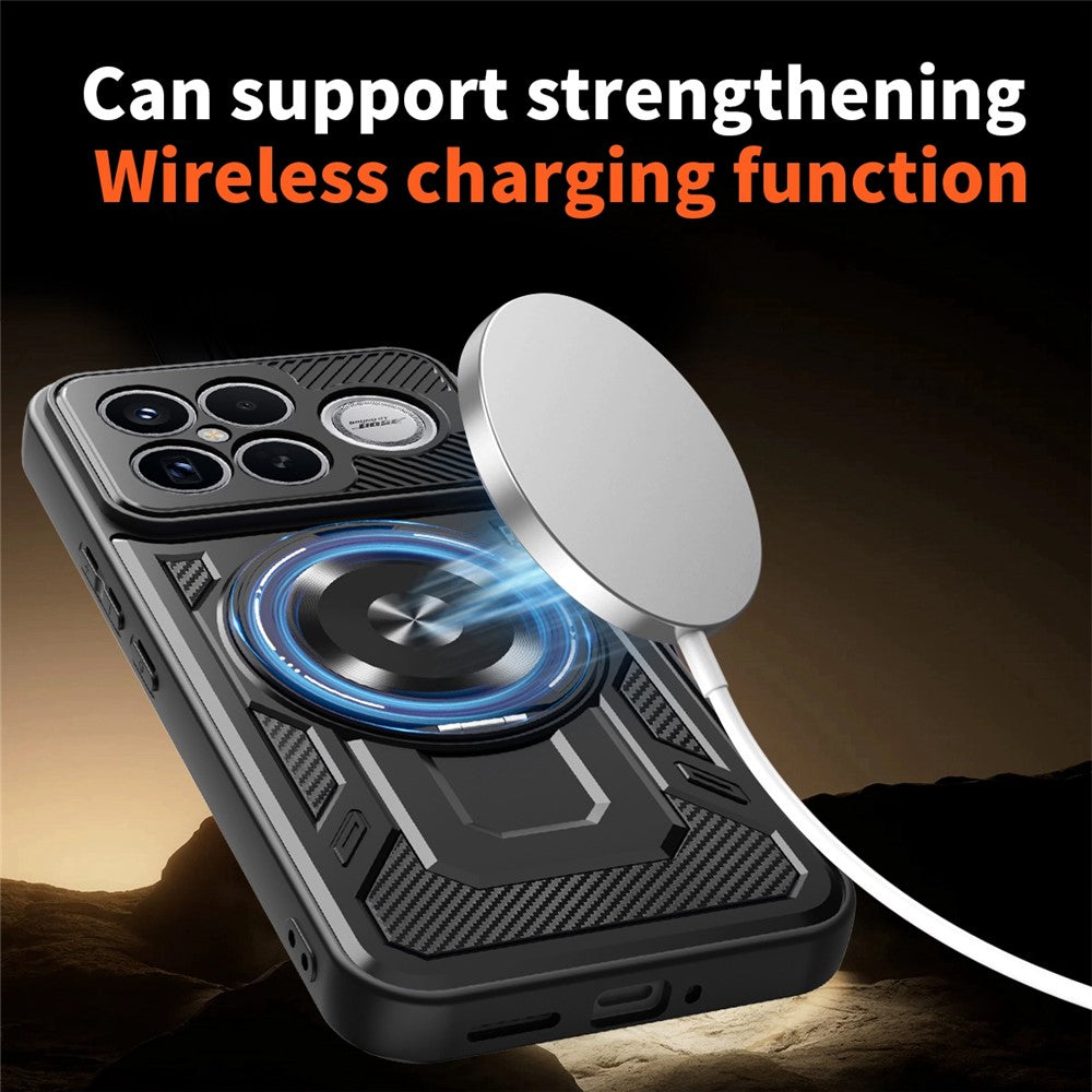 Husa pentru Xiaomi Poco F8 Ultra, Techsuit, RuggedCam, Neagra