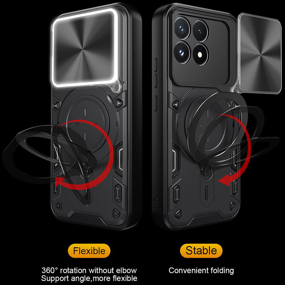Husa pentru Xiaomi Poco F9 Pro, Techsuit, CamGuard Pro, Neagra