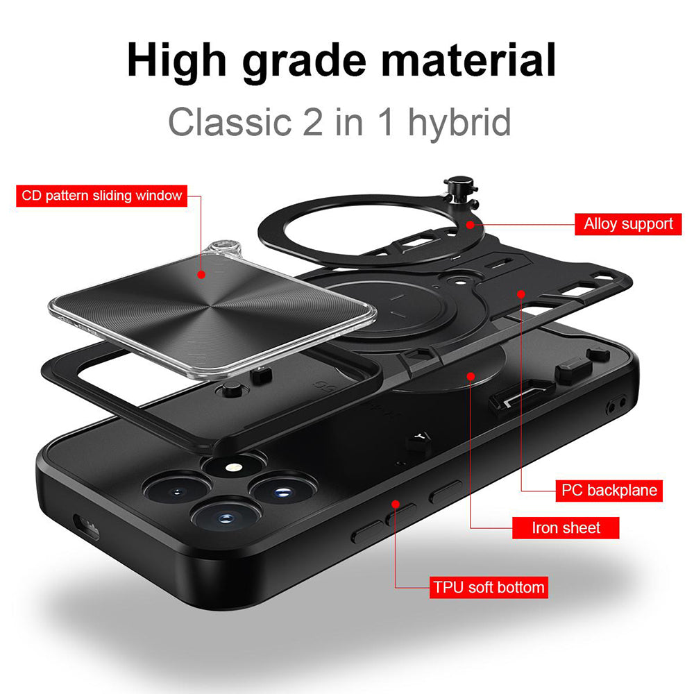 Husa pentru Xiaomi Poco F9 Pro, Techsuit, CamGuard Pro, Neagra