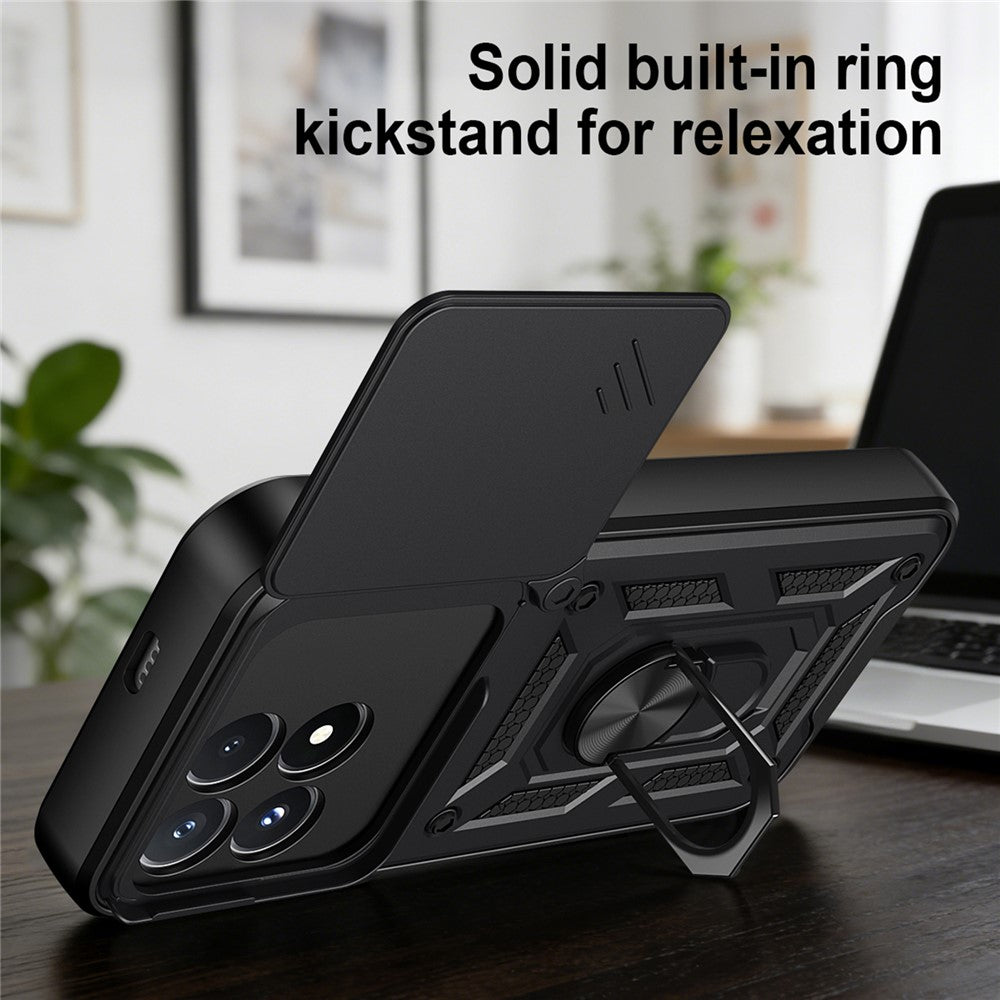 Husa pentru Xiaomi Poco F9 Pro, Techsuit, CamShield, Albastra