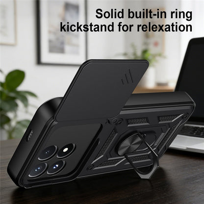 Husa pentru Xiaomi Poco F9 Pro, Techsuit, CamShield, Albastra