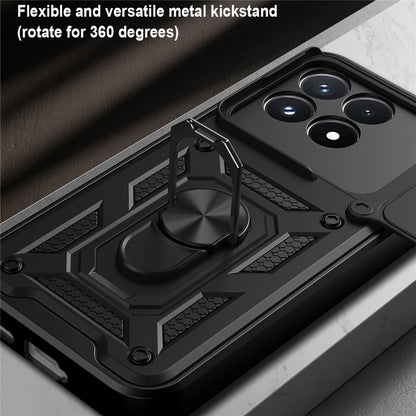 Husa pentru Xiaomi Poco F9 Pro, Techsuit, CamShield, Albastra