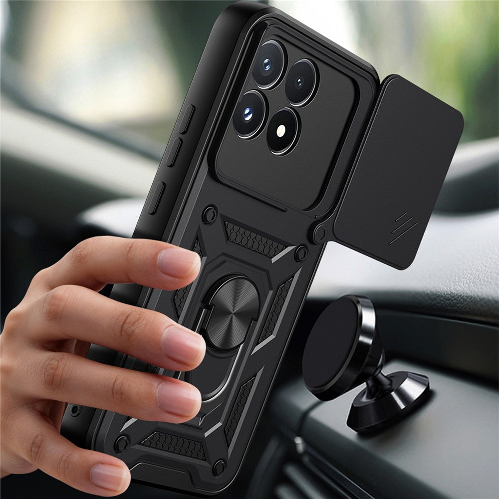 Husa pentru Xiaomi Poco F9 Pro, Techsuit, CamShield, Albastra
