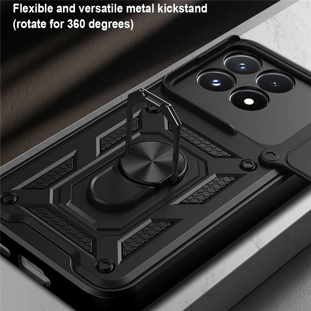Husa pentru Xiaomi Poco F9 Pro, Techsuit, CamShield, Neagra